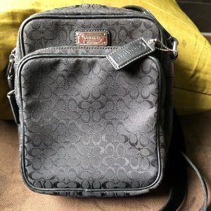 Coach adjustable across the body purse